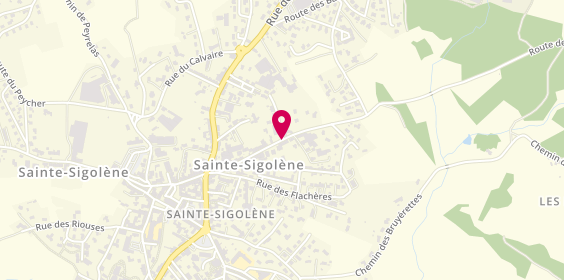 Plan de Etablissements Bruyère, 24 Rue Fayard Guillaumond, 43600 Sainte-Sigolène