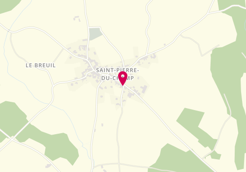 Plan de SAS DAUDEL Philippe, 24 Route Poussac, 43810 Saint-Pierre-du-Champ