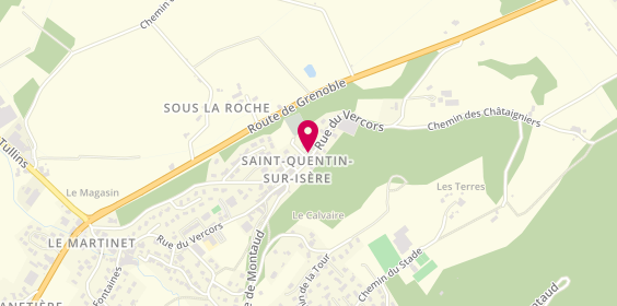 Plan de AG Maçonnerie, 3 Place Charles Daclin, 38210 Saint-Quentin-sur-Isère