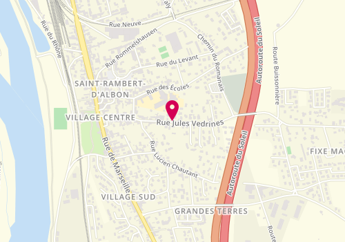 Plan de Yilmaz Nevzat, Rue Jules Vedrines, 26140 Saint-Rambert-d'Albon