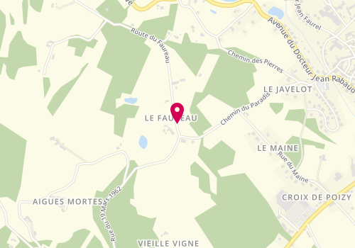 Plan de EI Michaud Jean Luc, le Faureau
6 Route du Faureau, 24160 Saint-Martial-d'Albarède