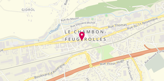 Plan de Vp Maconnerie, 2 Place Jean Jaures, 42500 Le Chambon-Feugerolles