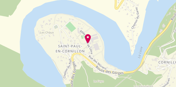 Plan de Stephanoise Maconnerie Generale, 9 Bis Allée du Val de Loire, 42240 Saint-Paul-en-Cornillon