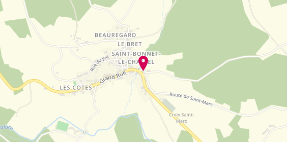 Plan de GRITTI François, Le Bourg, 63630 Saint-Bonnet-le-Chastel