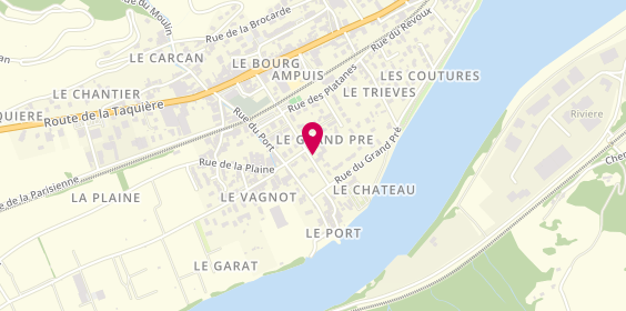 Plan de Entreprise Bourdier, 24 avenue du Château, 69420 Ampuis