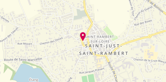 Plan de Carrelage Giunta, 2 Rue de la Farge, 42170 Saint-Just-Saint-Rambert