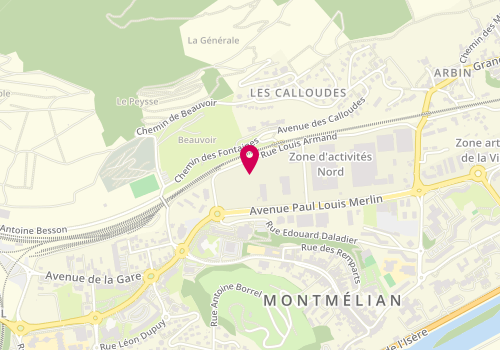 Plan de Techni'chape Savoie, 160 Rue Louis Armand, 73800 Montmélian