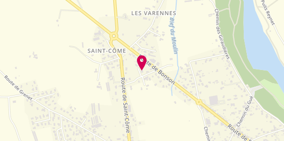 Plan de Borderie Michel, 33 Chemin Vernes, 42170 Saint-Just-Saint-Rambert