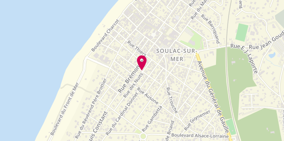 Plan de 2SMaçonnerie, 4 Bis Rue Nuits, 33780 Soulac-sur-Mer
