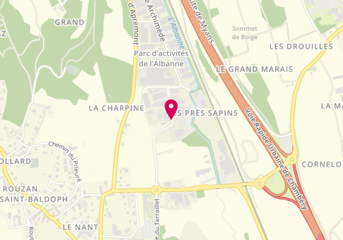 Plan de Traditec, Zone Industrielle Albanne 123 Chemin Saint Martin, 73190 Saint-Baldoph