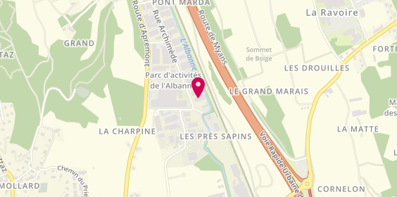 Plan de C.F.A SAS, Zone Industrielle de l'Albanne
719 Rue Archimède, 73490 La Ravoire