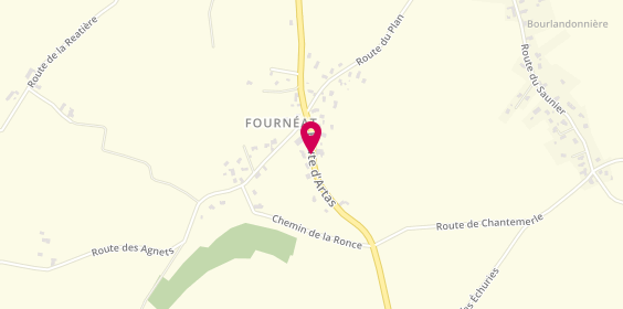 Plan de CHANU Laurent, 2416 Route d'Artas, 38090 Roche