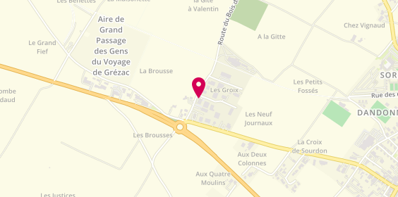 Plan de Boutin Cédric, 6 Route du Bois des Etourneaux, 17120 Cozes