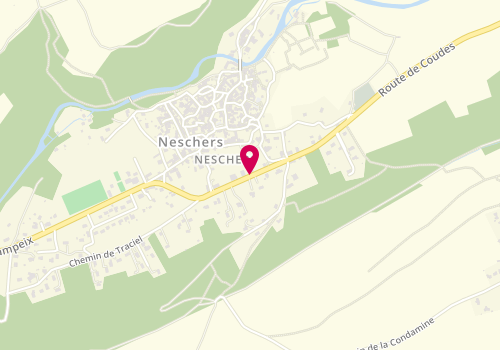 Plan de VICTOOR Lucien, Route de Coudes, 63320 Neschers