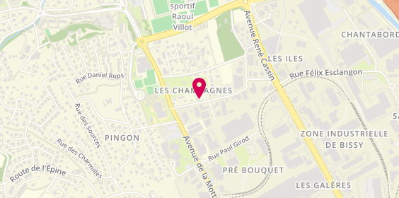 Plan de Tpmc, 115 Rue des Champagnes, 73290 La Motte-Servolex