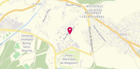 Plan de Jmd Maconnerie, 24 Rue des Glieres, 73700 Séez