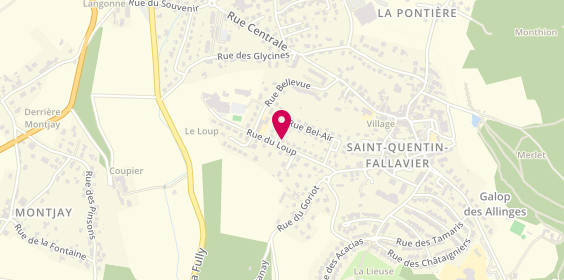 Plan de POLI'TP, Rue Bel Air, 38070 Saint-Quentin-Fallavier