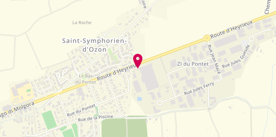 Plan de Rf, Zone Industrielle du Bas Pontet
3 Rue Jean Mace, 69360 Saint-Symphorien-d'Ozon