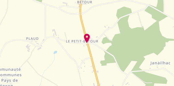 Plan de CELERIER Jean Luc, Le Petit Bétour, 87800 Janailhac