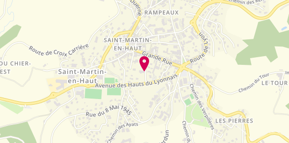 Plan de Entreprise Giraud Père & Fils, Rue Alexis Carrel, 69850 Saint-Martin-en-Haut