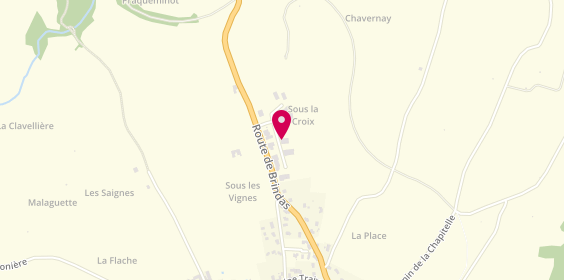 Plan de Langlois Maconnerie, 8 parc d'Activité d'Arboras - Route de Brindas, 69510 Soucieu-en-Jarrest