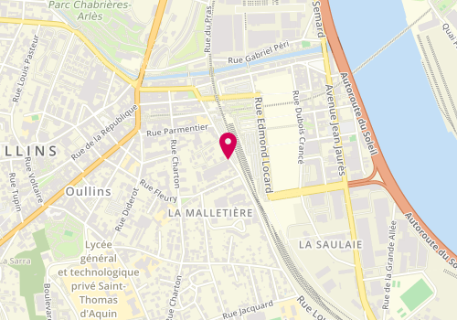 Plan de Entreprise Romano Maconnerie, 11 Rue Louis Aulagne, 69600 Oullins-Pierre-Bénite