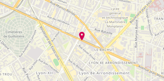 Plan de Berthelot Entreprises, 320 Avenue Berthelot, 69008 Lyon
