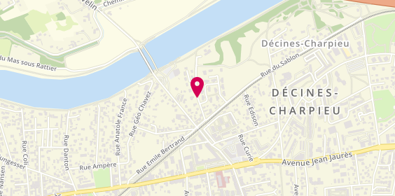 Plan de Gomes Da-Silva, 12 Rue Marie France Bruyas, 69150 Décines-Charpieu