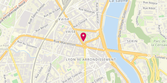 Plan de SARL Ser & Amp Bat, 6 Rue de Bourgogne, 69009 Lyon