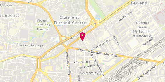 Plan de Mounir elayach, 8 Rue de Châteaudun, 63100 Clermont-Ferrand