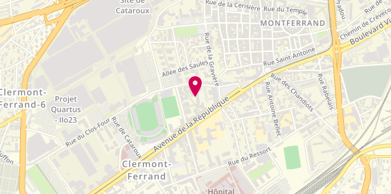 Plan de Mapi Concept 63, 13 Rue du Clos Four, 63100 Clermont-Ferrand