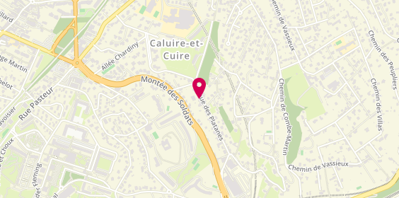 Plan de Ceroni, 27 Bis avenue des Platanes, 69300 Caluire-et-Cuire