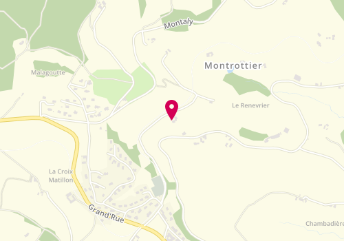 Plan de M.M Maconnerie Terrassement, 692 Chemin Montaly, 69770 Montrottier
