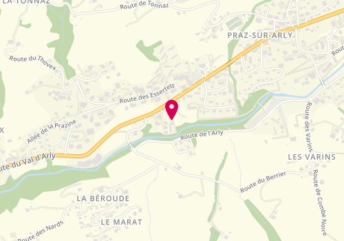 Plan de Feige et Fils Maconnerie, 653 Route Val d'Arly, 74120 Praz-sur-Arly