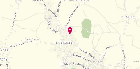 Plan de Just Jean Philippe, 112 Route de Rivolet, 69640 Cogny