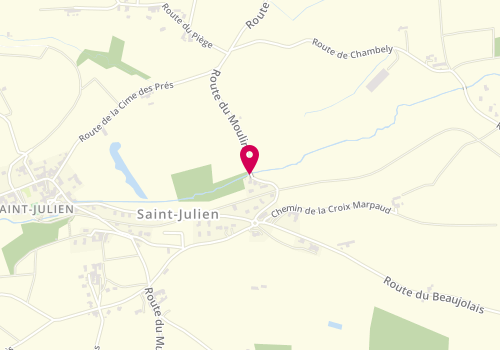Plan de Ppa Maçonnerie, 229 Route Moulin, 69640 Saint-Julien