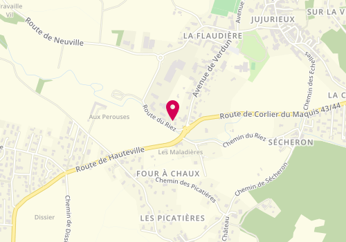 Plan de SARL Malod Faillet, Route Riez, 01640 Jujurieux