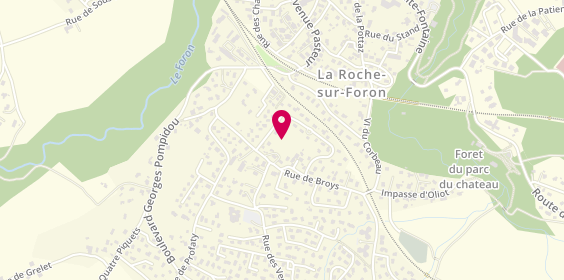 Plan de Legrand Jean-Jacques, 425 Rue de Broys, 74800 La Roche-sur-Foron