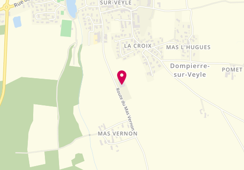 Plan de Entreprise Tabouret Bâtiment & TP, 639 Chem. Du Mas Vernon, 01240 Dompierre-sur-Veyle