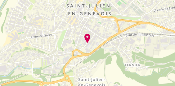 Plan de Ocak Genevois, Ens la Renaissance 5 Avenue Contamines, 74160 Saint-Julien-en-Genevois