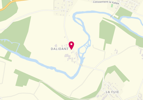 Plan de GATELIER Yohan, Dalidant, 86400 Saint-Pierre-d'Exideuil
