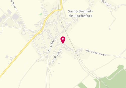 Plan de Entreprise Marinier, 9 Route des Tressorts, 03800 Saint-Bonnet-de-Rochefort