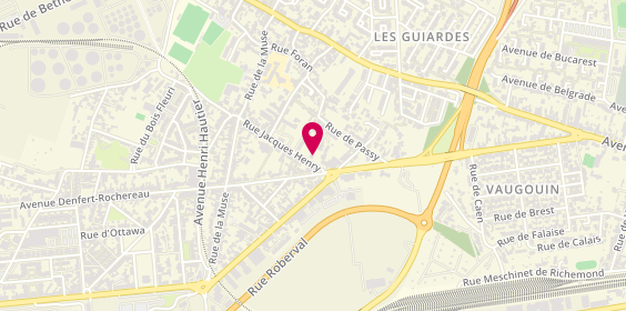Plan de RODIER Serge, 45 Rue Jacques Henry, 17000 La Rochelle
