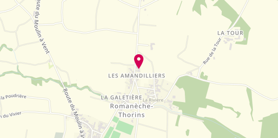 Plan de LJ Rénov, 644 Route de la Chapelle, 71570 Romanèche-Thorins