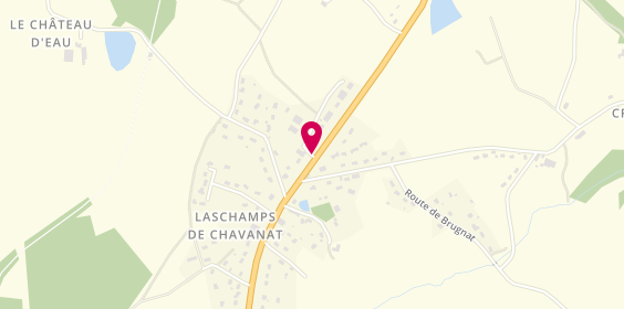 Plan de MILLET Vivien, 1 Zone Artisanale Laschamps de Chavanat, 23000 Saint-Fiel