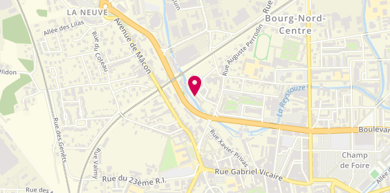 Plan de BAT’INOV, 2 Rue Georges Loiseau, 01000 Bourg-en-Bresse
