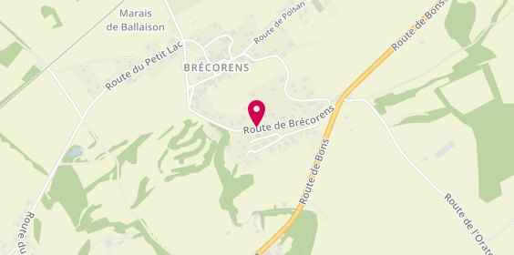 Plan de Biord Maconnerie, Lieu-Dit Brecorens
43 Route de la Fruitiere, 74550 Perrignier