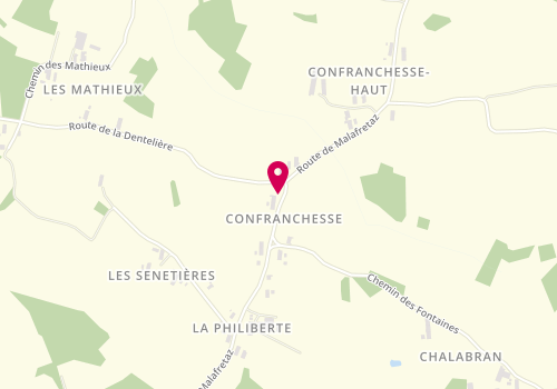 Plan de CHAMAUX Laurent, 2087 Route de Malafretaz, 01310 Saint-Martin-le-Châtel