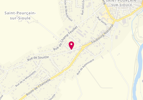 Plan de Jeudi, 19 et 21 Route de Souitte, 03500 Saint-Pourçain-sur-Sioule