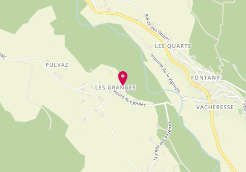 Plan de EURL Petit-Jean Maconnerie, Les Granges
421 Route des Josses, 74360 Vacheresse